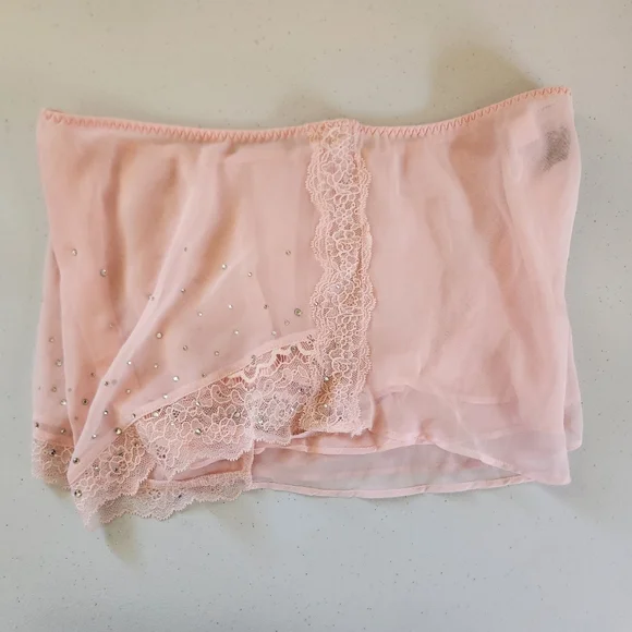 Victoria's Secret Pink Sheer See Through Panty Panties Bloomers New NWT Lace - Picture 3 of 7